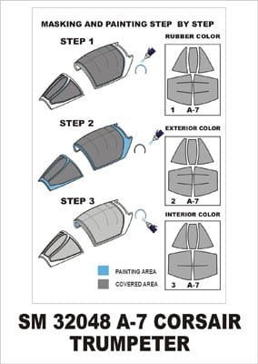 Go to product MONTEX SM32048 - 1:32 A-7 Corsair