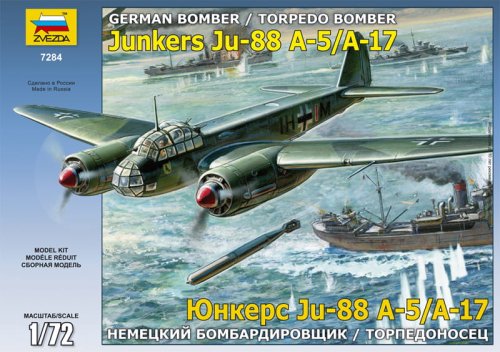 Go to product ZVEZDA 7284 - 1:72 Junkers Ju-88 A-5/A-17