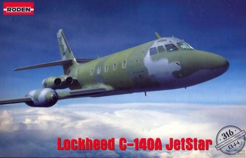 Go to product RODEN 316 - 1:144 Lockheed C-140A JetStar