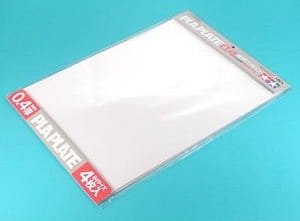 TAMIYA 70127 - Clear Pla Plate 0,4 mm 364x257mm - 4x