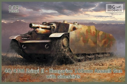 Go to product IBG 72052 - 1:72 0/43M Zrinyi II - 105mm Gun w/sideskirts