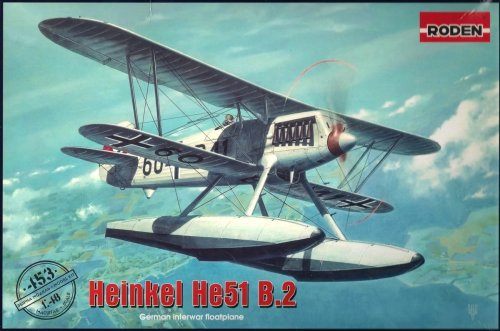 Go to product RODEN 453 - 1:48 Heinkel He 51 B-1 floatplane fighter