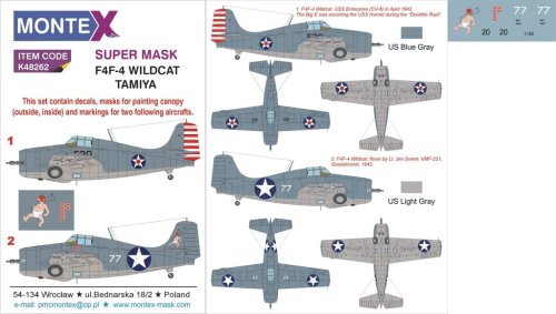 Go to product MONTEX K48262 - 1:48 F4F-4 Wildcat