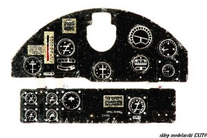 YAHU YMA4822 - 1:48 PZL P-23 Karaś - Instrument Panel