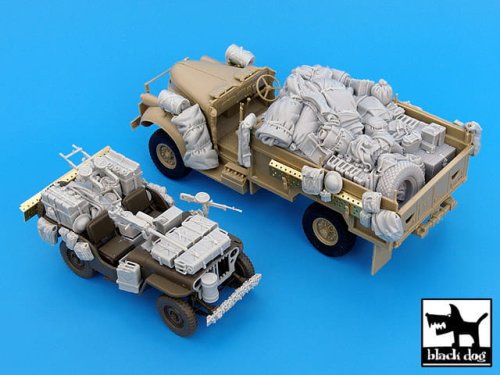 Go to product BLACK DOG T35016 - 1:35 British SAS Jeep & Chevrolet north Africa 1942