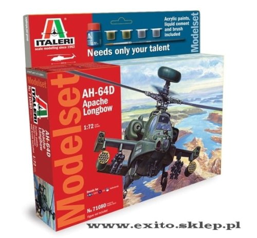 Go to product ITALERI 71080 - 1:72 AH-64D Apache Longbow
