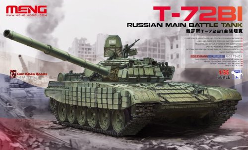 Go to product MENG MODEL TS033 - 1:35 Russian Main Battle Tank T-72B1