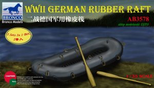 BRONCO AB 3578 - 1:35 WWII German Rubber Raft  x2