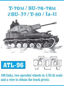 Friulmodel ATL-096 - 1:35 T-70M / SU-76 / SU-76M / ZSU-37 / T-80 / Ia-12 metal tracks