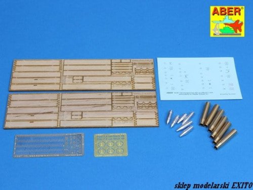 Go to product ABER 16057 - 1:16 Two transport box with six different 7,5 cm ammo for Pz.Kpfw.IV Ausf.H-J