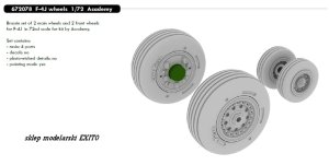 EDUARD 672078 - 1:72 F-4J wheels