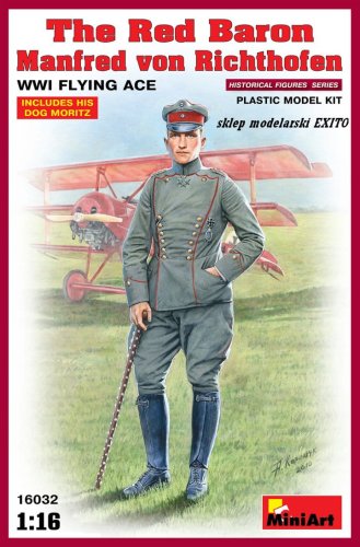 Go to product MINIART 16032 - 1:16 The Red Baron. Manfred von Richthofen.WW1 Flying Ace