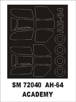 Go to product MONTEX SM72040 - 1:72 AH-64