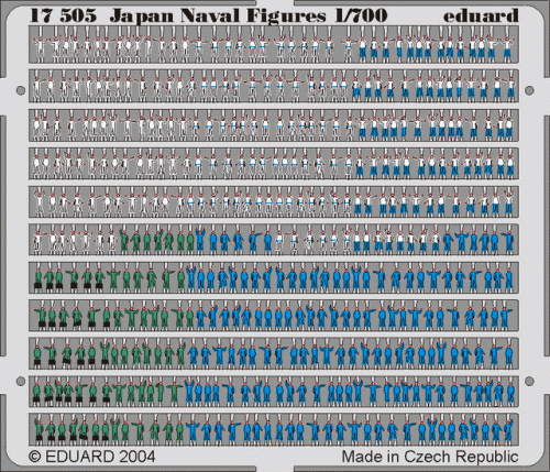 Go to product EDUARD 17505 - 1:700 IJN Figures