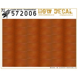 HGW 572006 - 1:72 Dark Wood - Transparent
