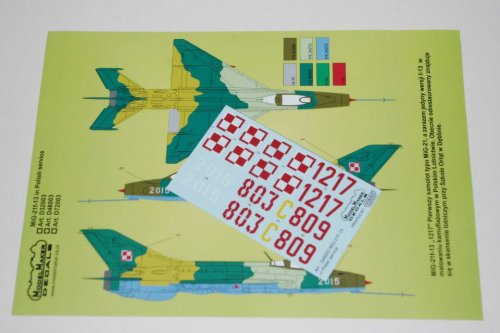 Go to product MODELMAKER D48003 - 1:48 MiG-21f-13 in Polish Service vol.1