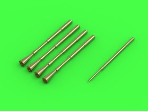 MASTER AM-72-112 - 1:72 A-1 Skyraider gun barrels for 20mm cannons with flame suppressors and Pitot tube