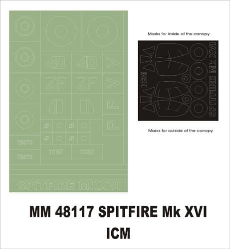 Go to product MONTEX MM48117 - 1:48 Spitfire Mk.XVI