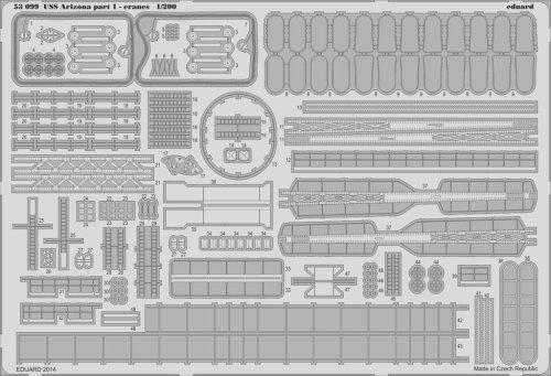 Go to product EDUARD 53099 - 1:200 USS Arizona part 1 - cranes