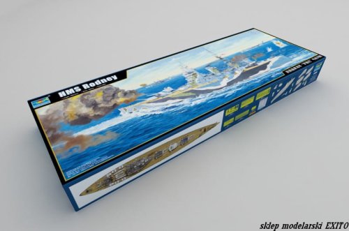 Go to product TRUMPETER 03709 - 1:200 HMS Rodney