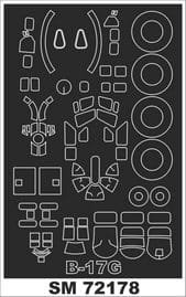 Go to product MONTEX SM72178 - 1:72 B-17G Flying Fortress