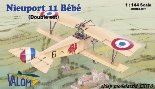 Go to product VALOM 14413 - 1:144 Nieuport 11 Bebe - Double set