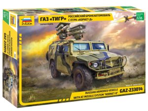 ZVEZDA 3682 - 1:35 GAZ-233014 with AT missile system Kornet D