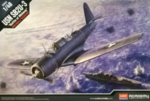 ACADEMY 12324 - 1:48 USN SB2U-3 Vindicator Battle of Midway