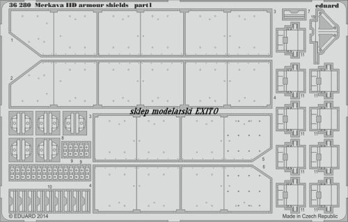 Go to product EDUARD 36280 - 1:35 Merkava IID armour shields