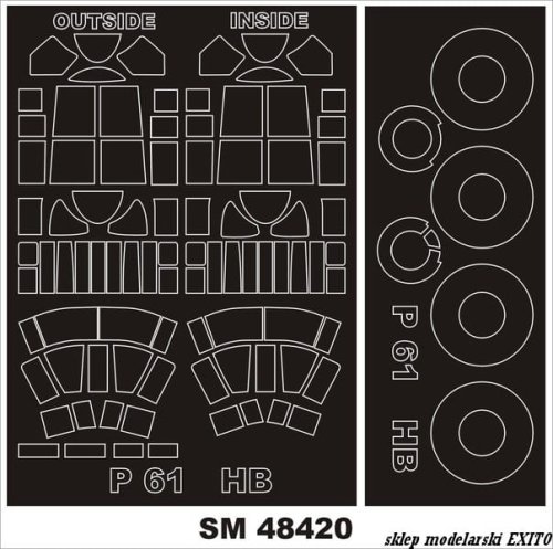 Go to product MONTEX SM48420 - 1:48 P-61 Black Widow