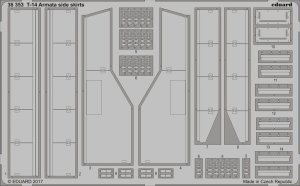 EDUARD 36353 - 1:35 T-14 Armata side skirts