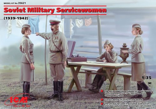 Go to product ICM 35621 - 1:35 Soviet Military Serviswomen (1939-42)