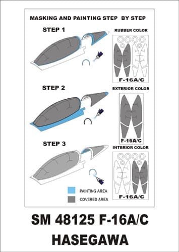 Go to product MONTEX SM48125 - 1:48 F-16 A/C