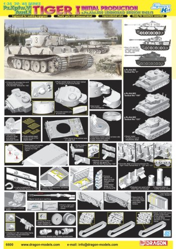 Go to product DRAGON 6600 - 1:35 Tiger I Initial Production