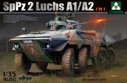 Go to product TAKOM 2017 - 1:35 SpPz 2 Luchs A1/A2