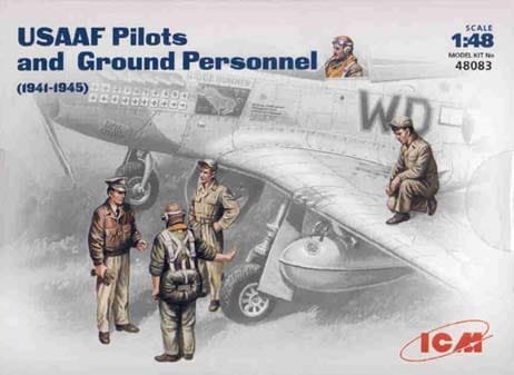 Go to product ICM 48083 - 1:48 USAAF Pilots and Ground Personnel (1941-1945)