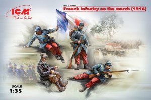 ICM 35705 - 1:35 French Infantry on the march (1914)