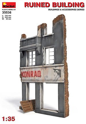 Go to product MINIART 35536 - 1:35 Ruined Building