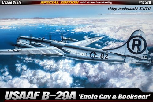 Go to product ACADEMY 12528 - 1:72 USAAF B-29A "Enola Gay & Bockscar
