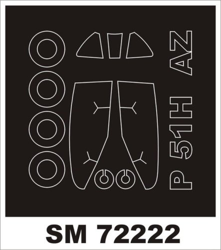 Go to product MONTEX SM72222 - 1:72 P-51H Mustang