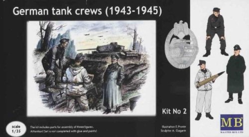 Go to product MASTER BOX 3508 - 1:35 German tank crew (1943-1945)