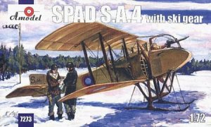 AMODEL 7273 - 1:72 SPAD S.A.4 with ski gears