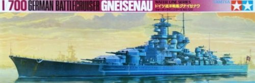 Go to product TAMIYA 77520 - 1:700 Gneisenau - German Battle Cruiser