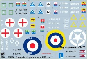 TORO MODEL 35D36 - 1:35 Armoured cars in Polish service vol.1 Egypt 1942 - Italy 1945