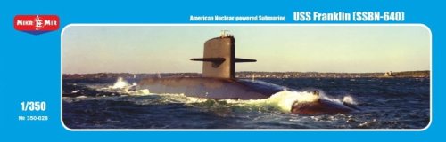 Go to product MIKROMIR 350028 - 1:350 USS Franklin (SSBN-640)