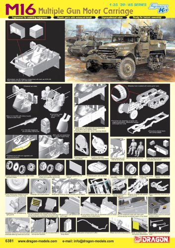 Go to product DRAGON 6381 - 1:35 M16 Multiple Gun Motor Carriage