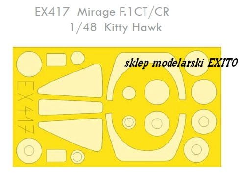 Go to product EDUARD EX417 - 1:48 Mirage F.1CT/CR