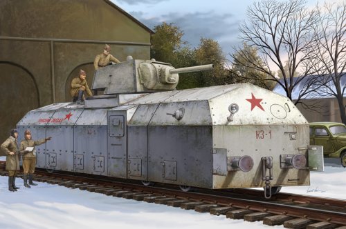 Go to product HOBBY BOSS 82912 - 1:72 Krasnaja Zvezda - Soviet draisine (armoured train)