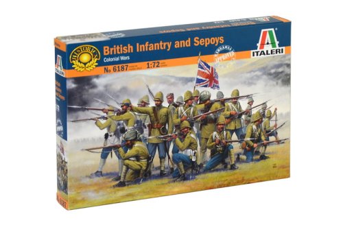 Go to product ITALERI 6187 - 1:72 British Infantry and Sepoys - Colonial Wars