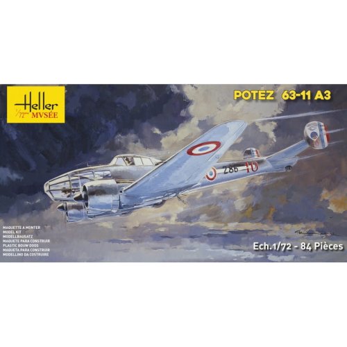 Go to product HELLER 80313 - 1:72 Potez 63-11 A3